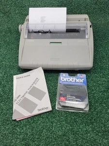 Máquina de escribir electrónica Brother SX-4000 con cubierta de teclado manual funciona - Imagen 1 de 14