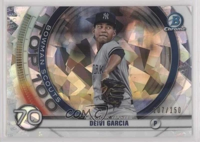 2020 Bowman Scouts Top 100 Chrome Atomic Refractor /150 Deivi Garcia #BTP-70 - Image 1 of 2