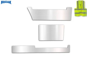 Stripes Chrome Trim Set for Rear Panel 33" Right Compatible with Volvo VNL 04-17 - Picture 1 of 8