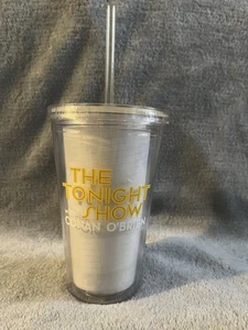 Conan O’Brien Tumbler With Lid And Straw . Vintage ‘The Tonight Show’ - Picture 1 of 2