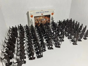 120+ Zulu Warriors  Vintage African Native MPC Toy Soldiers 2.5" tall - Picture 1 of 24
