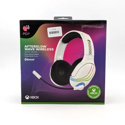 PDP Afterglow Wave Wireless RGB Headset for Xbox, PC, PS5 | White | 049-032-WH - Image 1 of 4