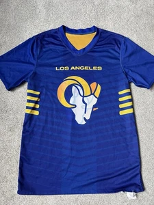 Maglia Los Angeles Rams Youth Large NFL Football maglia reversibile Holloway Flag - Foto 1 di 8