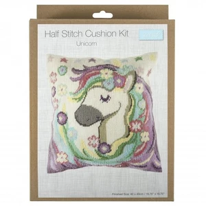 Trimits Tapestry Kit Cushion Unicorn - Picture 1 of 1