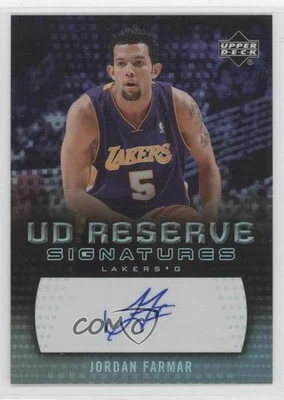 2006-07 UD Reserve Signatures Jordan Farmar #RA-JF Rookie Auto RC - Image 1 of 2