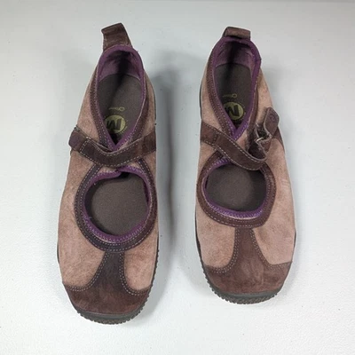 Merrell Circuit Shoe Size 7.5  Brown Purple J75040 Suede Comfort Slip-On - Image 1 of 4