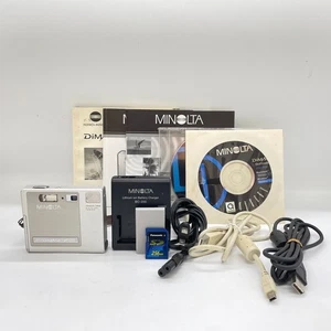 Konica Minolta DiMAGE Xt Silver 3.2MP Digital Camera Tested Working Japan - Picture 1 of 11