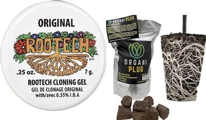 Seed Starting Plug Kits with Cloning Gel, Organiplug and Rootech, 7g Size - Picture 1 of 7