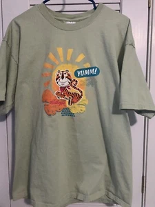 Vintage Frosted Flakes Tony the Tiger shirt green gildan Adult XL - Picture 1 of 3