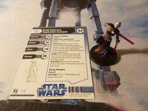 Star Wars Miniatures Showdown Teth Palace 03 Asajj Ventress, Assassino Separatista - Foto 1 di 1