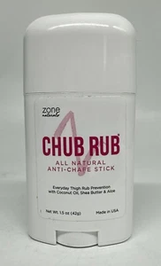 Zone Naturals Chub Rub All Natural Anti-Rozaduras Fricción Defensa 1.5 OZ Nuevo - Imagen 1 de 4