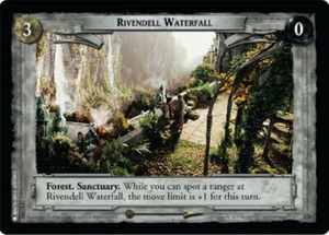 LOTR TCG FOTR FELLOWSHIP RIVENDELL WATERFALL 1U342 Foil M/GEMMINT Tip Top Shelf - Picture 1 of 1