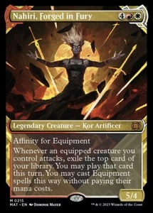 MTG NAHIRI, FORGED IN FURY 215 FOIL EXC HALO FORGIATA NELLA FURIA MAT X JP - Picture 1 of 1