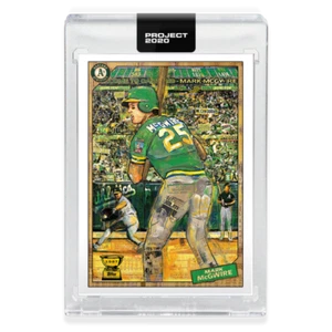2020 TOPPS PROJECT 2020 #97 MARK MCGWIRE - BY ANDREW THIELE - Picture 1 of 3