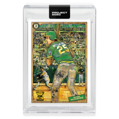 2020 TOPPS PROJECT 2020 #97 MARK MCGWIRE - BY ANDREW THIELE - Image 1 of 3