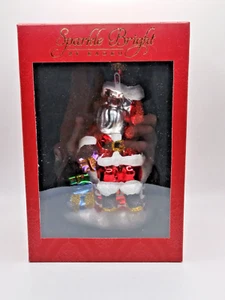 Sparkle Bright by Radko Santa Claus Blown Glass Christmas Ornament 2012 NIB - Picture 1 of 7