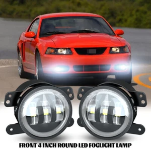 2x Clear Lens Bumper Fog Lights DRL Lamps Pair For 03-04 Ford Cobra 05-06 Escape - Picture 1 of 15