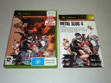 metal slug 4  game pal microsoft xbox complete near new