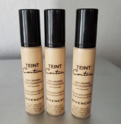 GIVENCHY TEINT COUTURE LONG WEARING FOUNDATION, 3.5 ELEGANT VANILLA, 3 X 0.3 OZ - Image 1 of 4