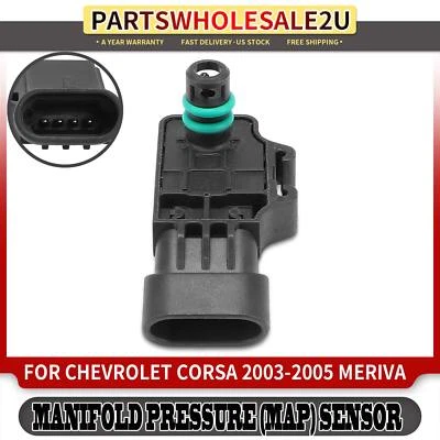 New Manifold Pressure (MAP) Sensor w/ 4-Blade for Chevrolet Corsa Meriva Tornado - Image 1 of 4