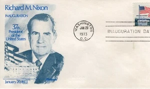 INAUGURATION RICHARD M NIXON, WASHINGTON, DC 1973 FDC10275 - Picture 1 of 1