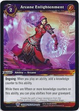 WARCRAFT WOW TCG CAVERNS OF TIME : ARCANE ENLIGHTENMENT X 4