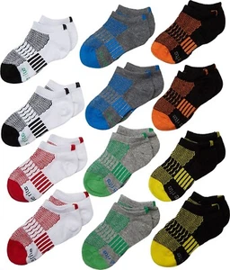 Stride Rite Boy 180282 Ben Tech Sports No Show Socks Size shoe 13-4 - Picture 1 of 2
