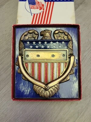 Vintage Eagle/Flag Door Knocker - Image 1 of 4