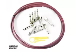 Evidence Audio SIS Kit 11 Straight Plugs + 29 Right Angle Plugs 40 Ft RED Cable - Picture 1 of 1