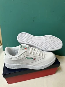 Reebok Mens Club C 85 Sneaker White Green Size 11. AR0456 - Picture 1 of 5