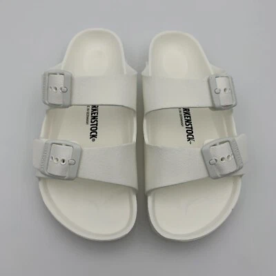 Birkenstock Новый с Коробкой Arizona Kids Белый EVA Узкая Ширина - Выберите Размер - Изображение 1 из 4