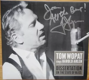 CD Signed by Tom Wopat Sings Harold Arlen: Dissertation ON THE STATE OF BLISS - Picture 1 of 1