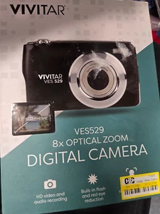 Vivitar 8x Optical Zoom HD 2.7 LCD Display Ves529 Brandneu Geprüft Zur Verwendung - Bild 1 von 2