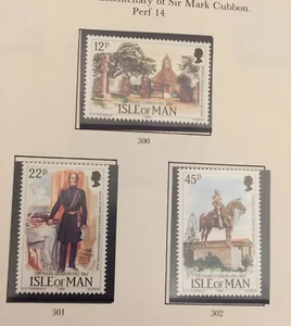 ISLE OF MAN MINT STAMPS 1985 SIR MARK CUBBON 1785-1861 Mint MNH 1985 - Picture 1 of 1