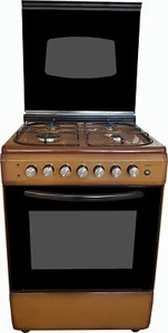 Cucina LAREL marrone 60x60 4 fuochi con forno ELETTRICO metano o GPL marrone - Foto 1 di 5