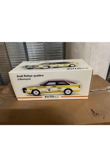AutoArt 88402 - Audi Rallye Quattro #10 Rally WINNER!  S.Blomqvist Acropolis - Picture 1 of 15