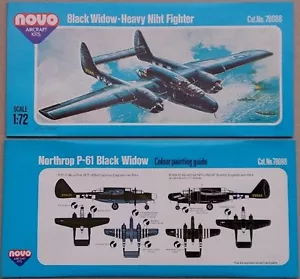 1:72 NOVO box ONLY! F170 Northrop P-61A Black Widow. WITHOUT model! - Picture 1 of 2