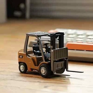 Remote-controlled alloy forklift Engineering vehicle Tabletop toys Model Gift - Picture 1 of 12