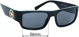 Lentes de repuesto para gafas de sol SFx se adaptan a Versace Mod 4385 - 56 mm de ancho - Imagen 1 de 26