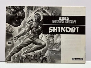 Notice Sega Game Gear - Shinobi - Instruction Booklet -01 - Imagen 1 de 2