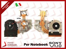 Dissipatore e Ventola Heatsink Fan CPU SONY VAIO VPC-F1 VPCF1 VPCF11 VPCF12 VPCF