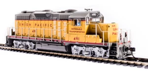 BWL #4279 Broadway Limited HO EMD GP20 UP 491 amarillo y gris sonido Paragon4/DC/DC - Imagen 1 de 3