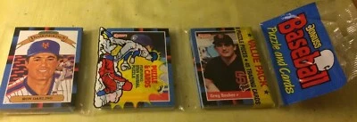 Pack Ron Darling Mets Diamond Kings, Dave Stapleton Brewers, Greg Booker Padres - Image 1 of 4