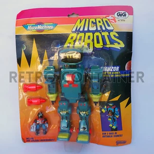 Vintage GALOOB MICRO MACHINES - Z-Bots ZBOTS Tranzor Micro Robots MISB MOC NEW - Picture 1 of 1