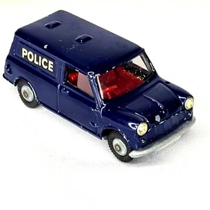 Vintage 1964 Corgi 448 Police Mini Van Austin BMC Blue Paddy Wagon 1:43 Loose - Picture 1 of 12