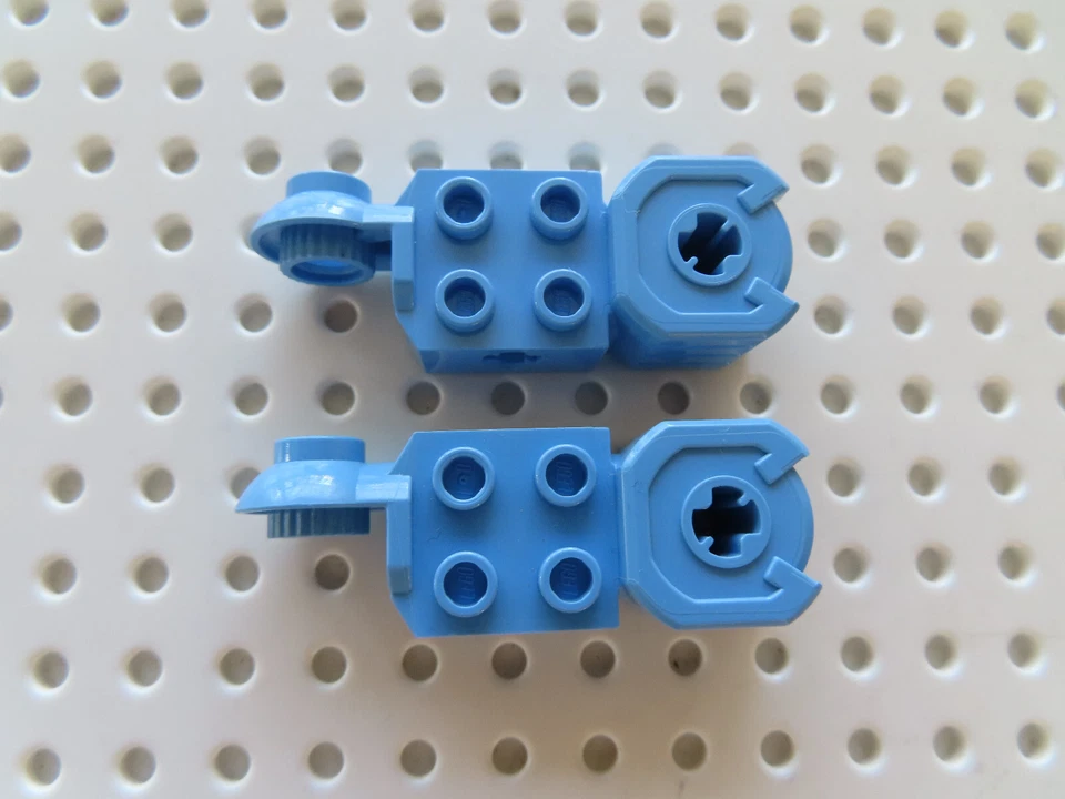 Lego 2 x Technic Stein 2x2 Gelenk Rotation 47431 medium blau Jayko 8771 8783 879 - Bild 1 von 1