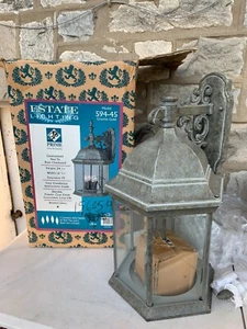 Estate Lighting 594-45 Granite Gold Finish 24" Outdoor Wall Mount Light Lantern - Picture 1 of 13