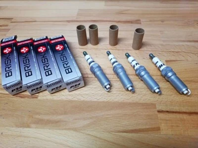 4x BRISK P34 Super Iridium High Performance Spark Plugs fit: Ford 1.6i EcoBoost - Image 1 of 4