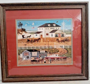 "Stoney Bay" Print Lithograph by Charles Wysocki Framed & Matted 1983 - Picture 1 of 4
