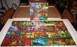 Aimee Stewart Fantastic Voyage Steampunk 1000 pc Jigsaw Puzzle Complete - Picture 1 of 10